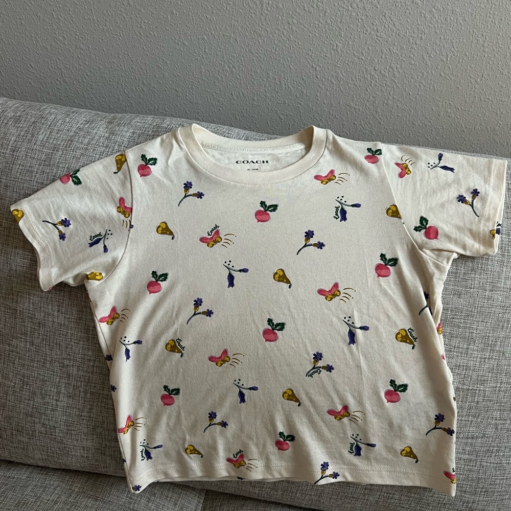 FLORAL CROP TOP - XS